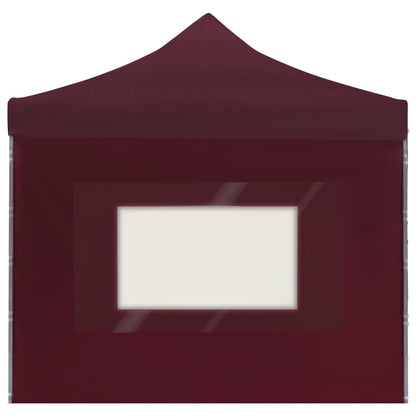 Gazebo Professionale Pieghevole Alluminio con Pareti 6x3m Vino | homemem39