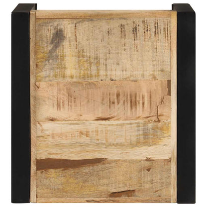 Tavolini Impilabili 3 pz in Legno Massello di Mango - homemem39