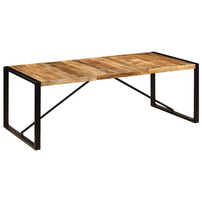 Tavolo da Pranzo 220x100x75 cm in Legno Massello di Mango | homemem39