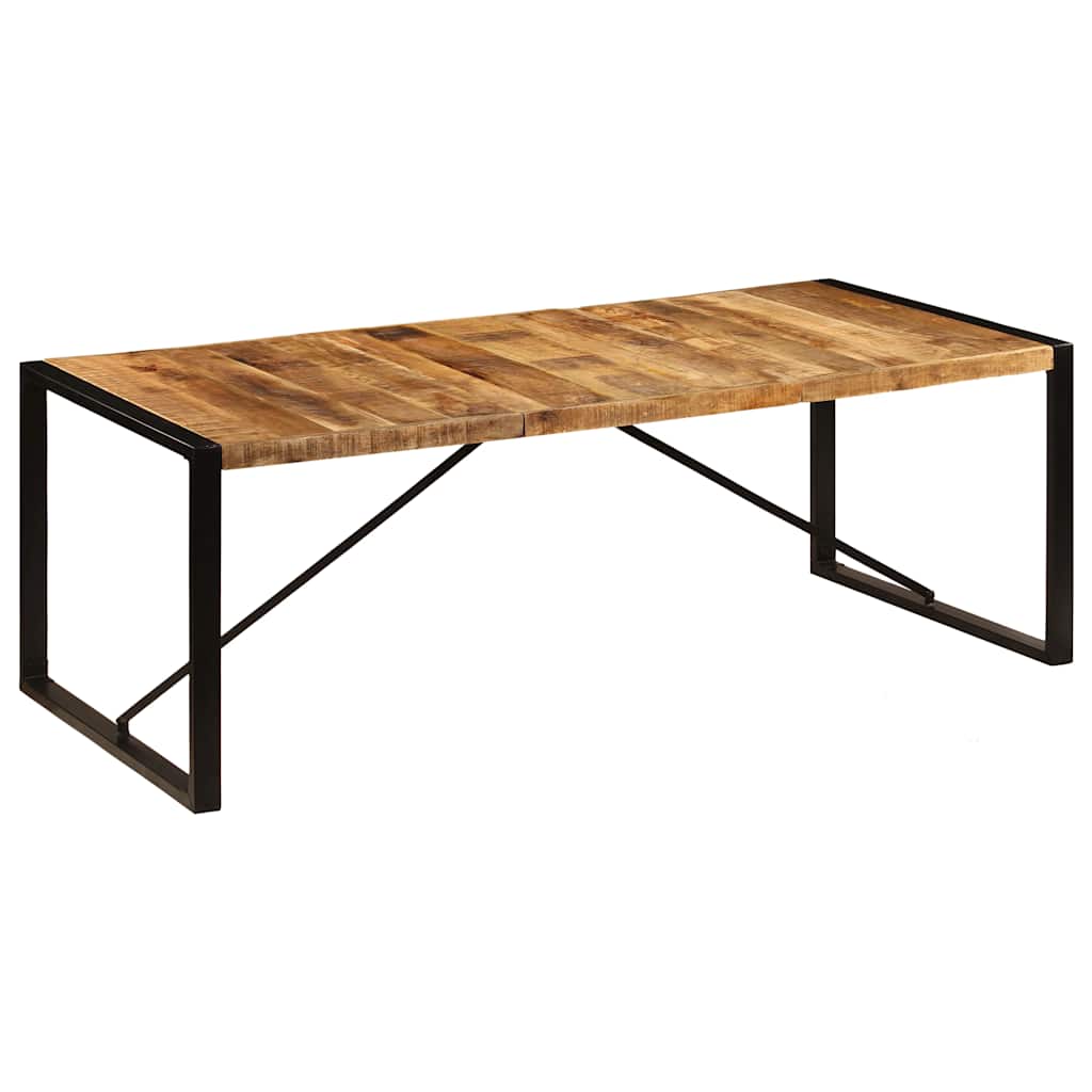Tavolo da Pranzo 220x100x75 cm in Legno Massello di Mango | homemem39