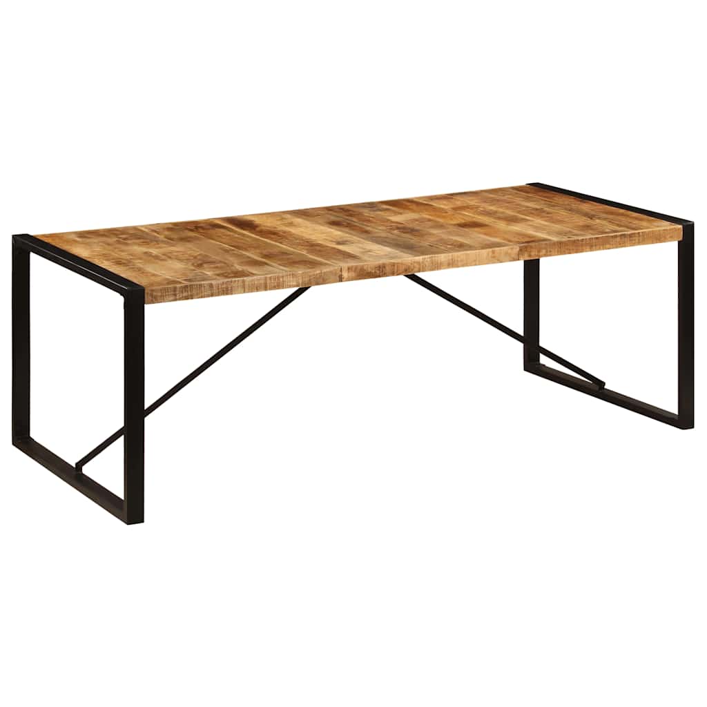 Tavolo da Pranzo 220x100x75 cm in Legno Massello di Mango | homemem39