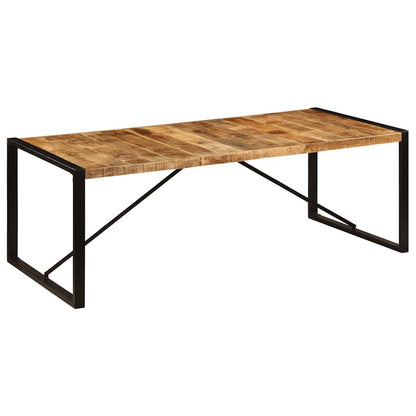 Tavolo da Pranzo 220x100x75 cm in Legno Massello di Mango | homemem39
