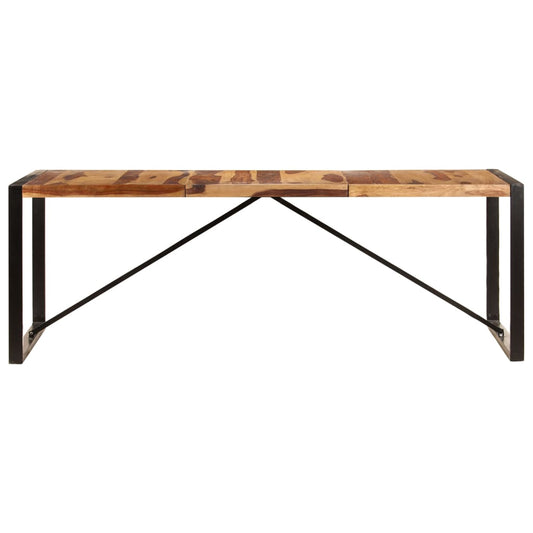 Tavolo da Pranzo 220x100x75 cm Legno Massello di Acacia