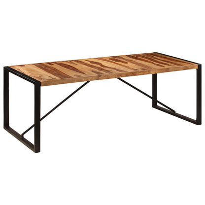 Tavolo da Pranzo 220x100x75 cm Legno Massello di Acacia | homemem39