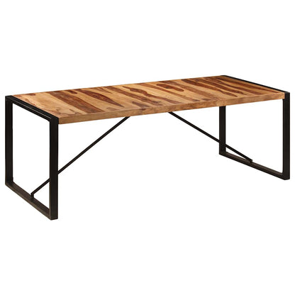 Tavolo da Pranzo 220x100x75 cm Legno Massello di Acacia