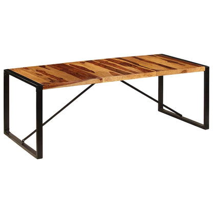 Tavolo da Pranzo 220x100x75 cm Legno Massello di Acacia