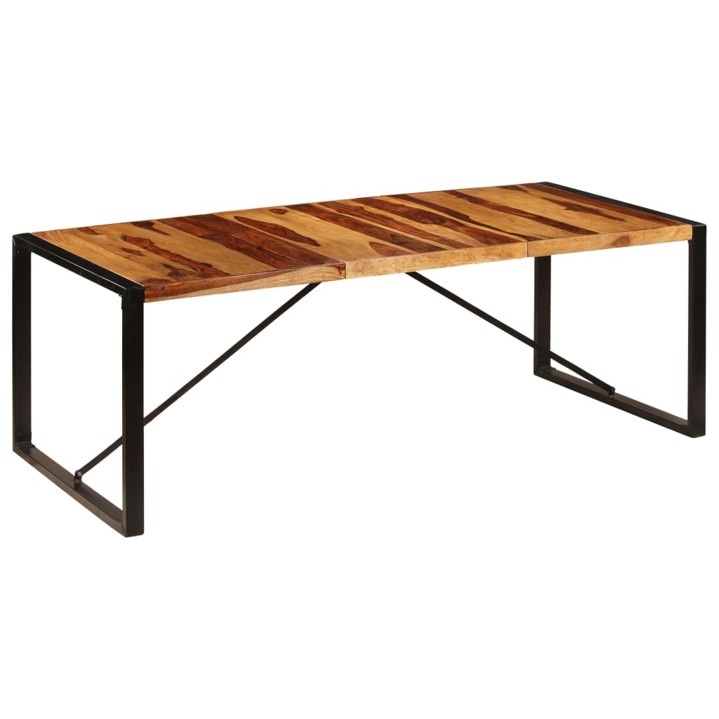 Tavolo da Pranzo 220x100x75 cm Legno Massello di Acacia