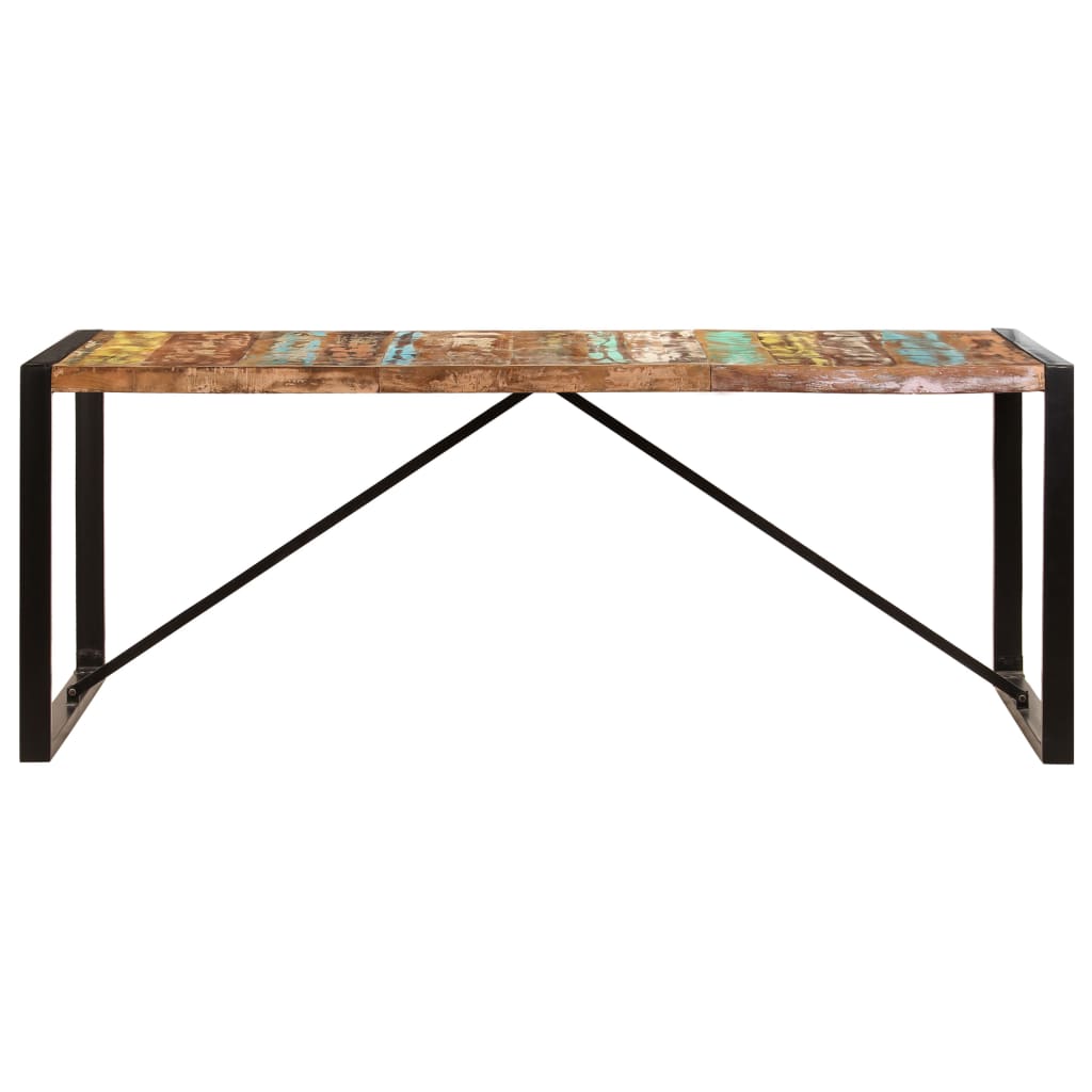 Tavolo da Pranzo 200x100x75 cm in Legno Massello di Recupero | homemem39