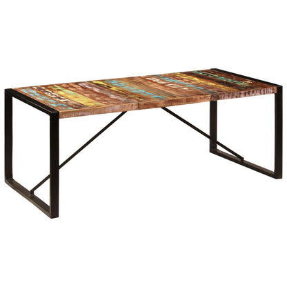 Tavolo da Pranzo 200x100x75 cm in Legno Massello di Recupero | homemem39