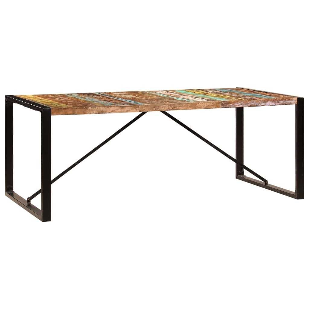 Tavolo da Pranzo 200x100x75 cm in Legno Massello di Recupero | homemem39