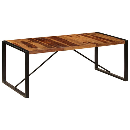 Tavolo da Pranzo 200x100x75 cm in Legno Massello di Acacia | homemem39