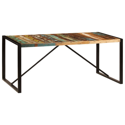Tavolo da Pranzo 180x90x75 cm in Legno Massello di Recupero - homemem39