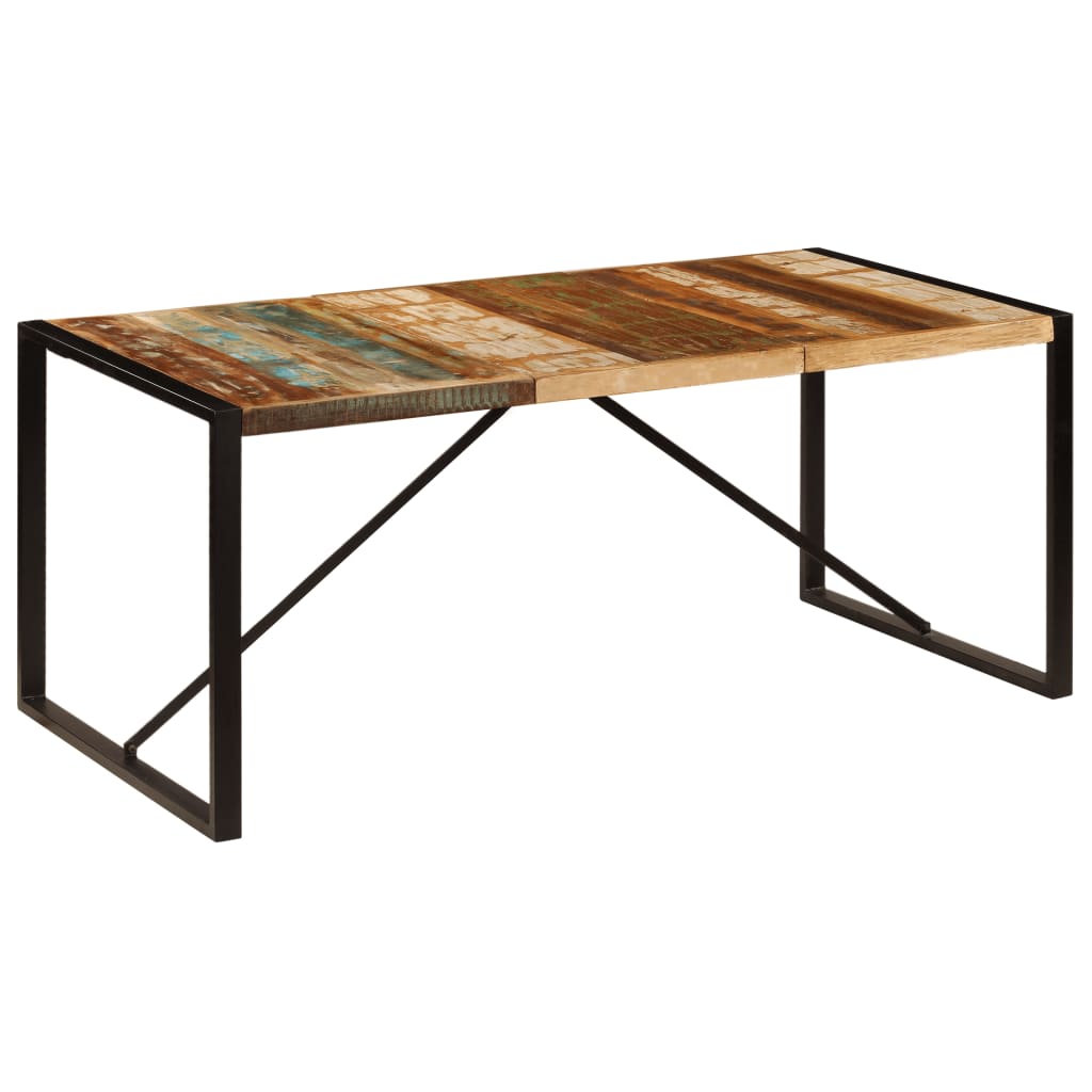Tavolo da Pranzo 180x90x75 cm in Legno Massello di Recupero - homemem39