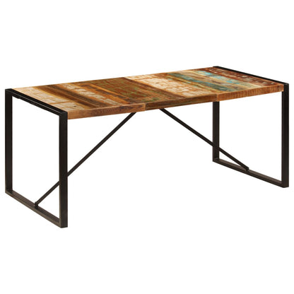Tavolo da Pranzo 180x90x75 cm in Legno Massello di Recupero - homemem39