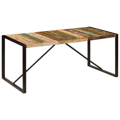 Tavolo da Pranzo 180x90x75 cm in Legno Massello di Recupero - homemem39