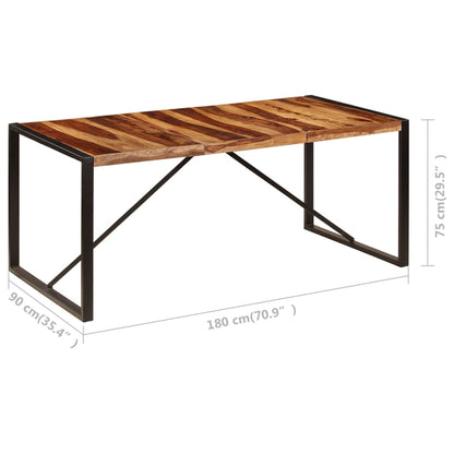 Tavolo da Pranzo 180x90x75cm in Legno Massello di Acacia | homemem39