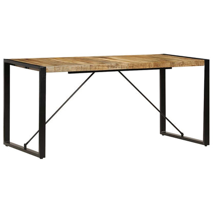 Tavolo da Pranzo 160x80x75 cm in Legno Massello di Mango