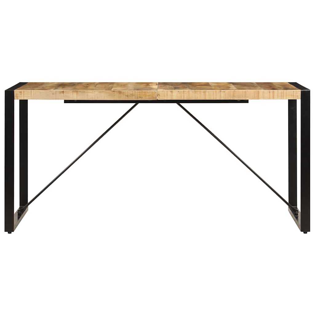 Tavolo da Pranzo 160x80x75 cm in Legno Massello di Mango