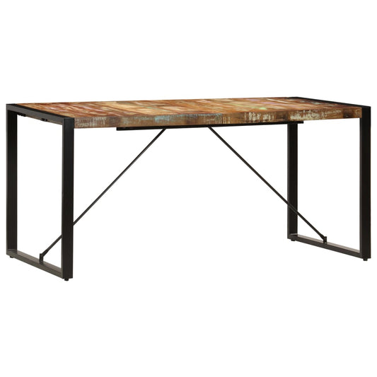 Tavolo da Pranzo 160x80x75 cm in Legno Massello di Recupero | homemem39