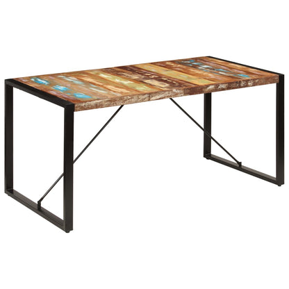 Tavolo da Pranzo 160x80x75 cm in Legno Massello di Recupero