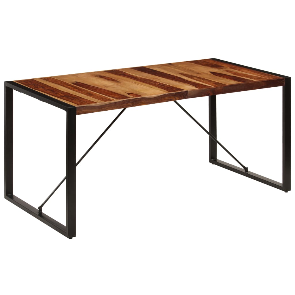 Tavolo da Pranzo 160x80x75 cm in Legno Massello di Acacia | homemem39
