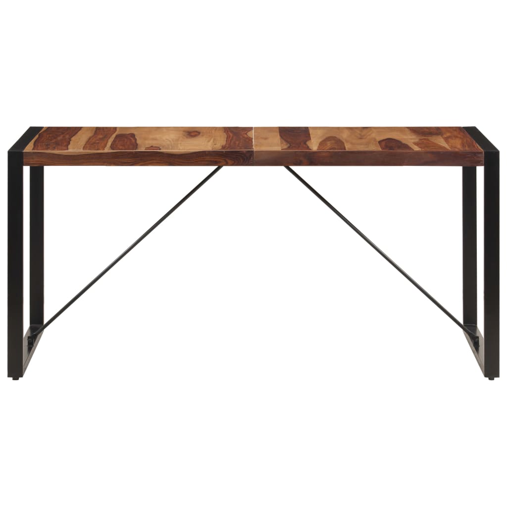 Tavolo da Pranzo 160x80x75 cm in Legno Massello di Acacia | homemem39