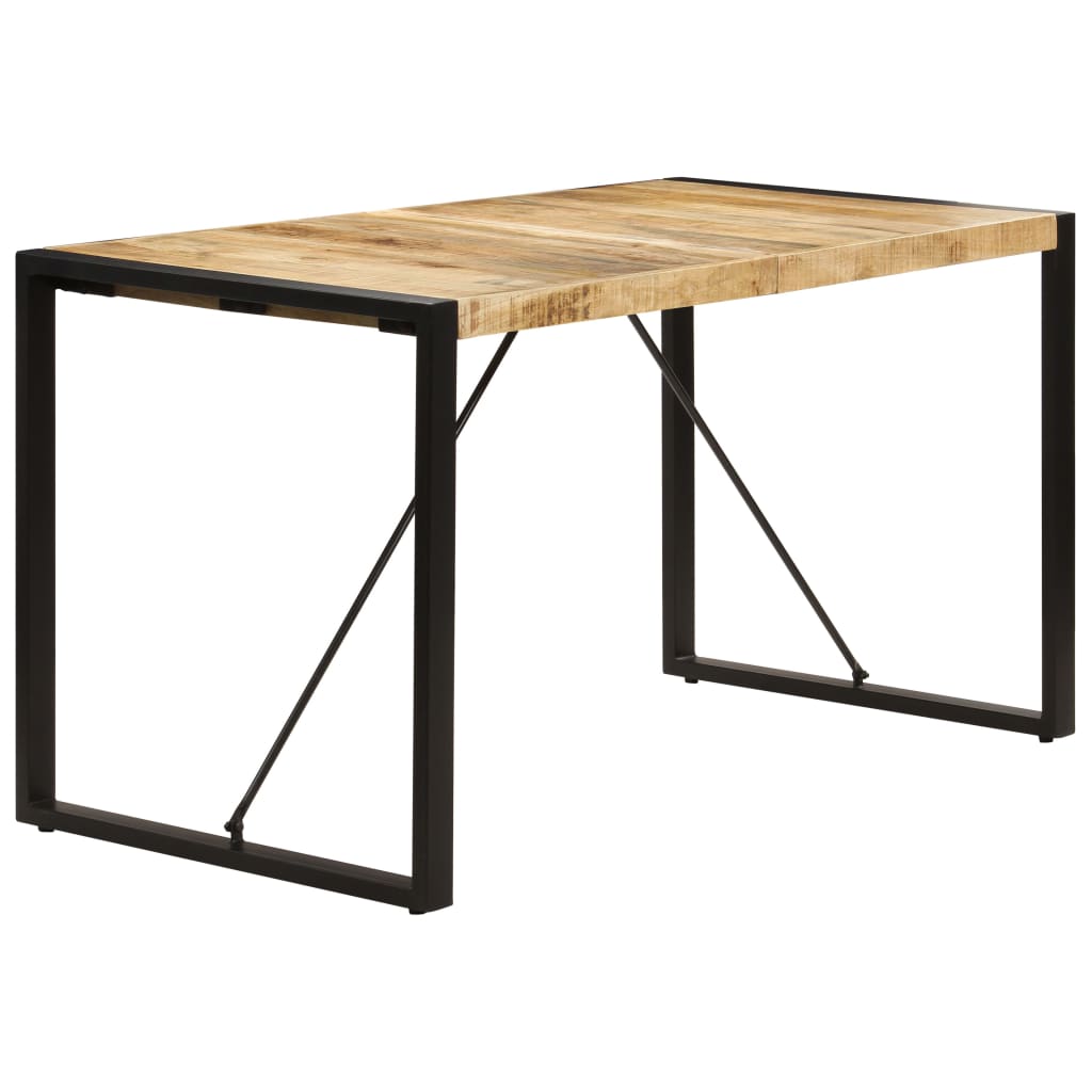 Tavolo da Pranzo 140x70x75 cm in Legno Massello di Mango | homemem39