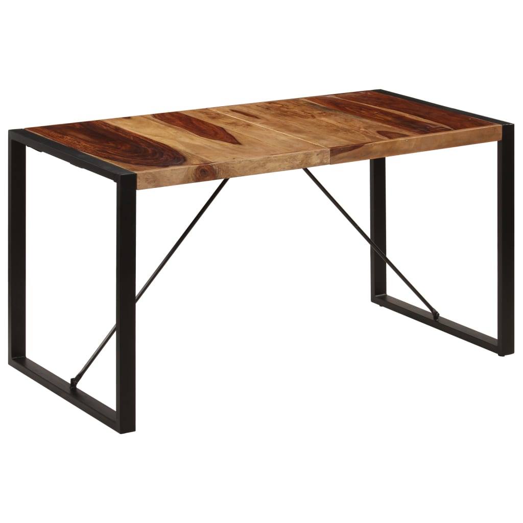 Tavolo da Pranzo 140x70x75 cm in Legno Massello di Acacia | homemem39