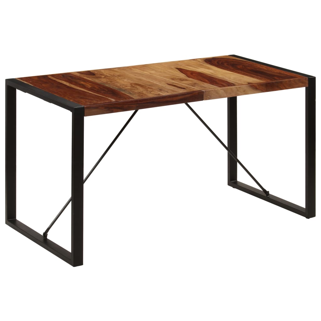 Tavolo da Pranzo 140x70x75 cm in Legno Massello di Acacia | homemem39