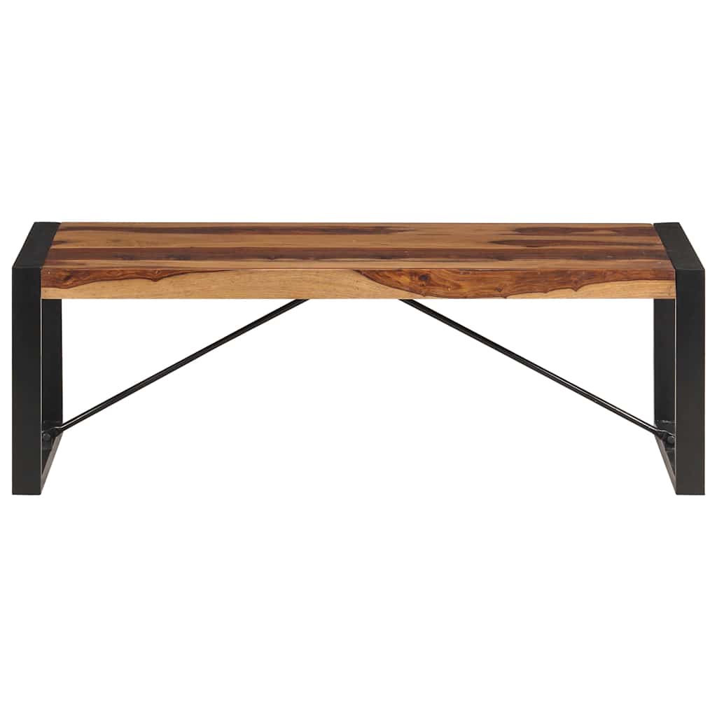 Tavolino da Salotto 120x60x40 cm in Legno Massello di Acacia