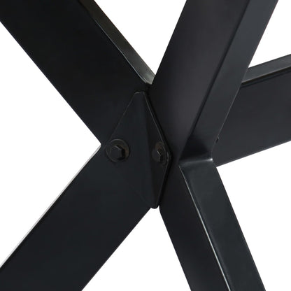 Tavolo da Pranzo Bianco 200x100x75 cm Legno Massello di Mango | homemem39