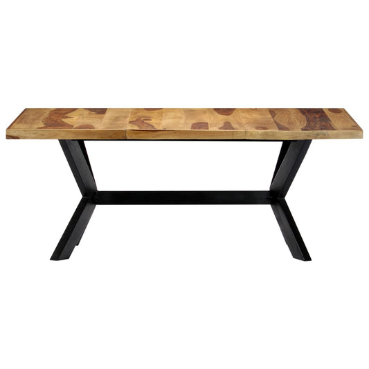 Tavolo da Pranzo 180x90x75cm in Legno Massello di Acacia