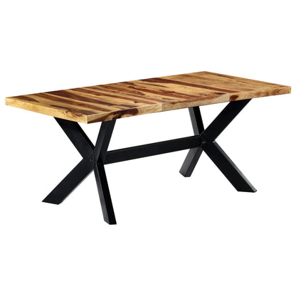 Tavolo da Pranzo 180x90x75cm in Legno Massello di Acacia | homemem39