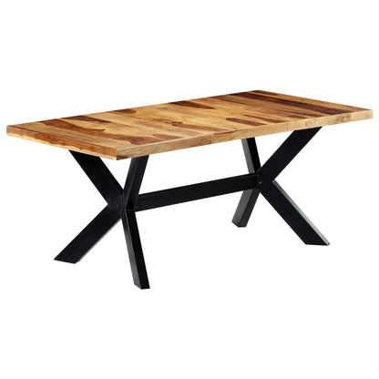 Tavolo da Pranzo 180x90x75cm in Legno Massello di Acacia | homemem39