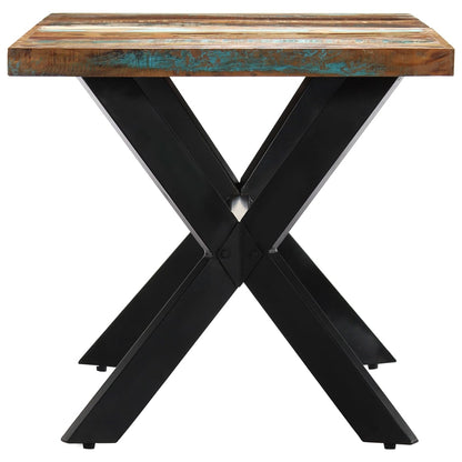 Tavolo da Pranzo 160x80x75 cm in Legno Massello di Recupero