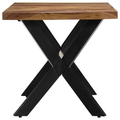 Tavolo da Pranzo 140x70x75 cm in Legno Massello di Acacia