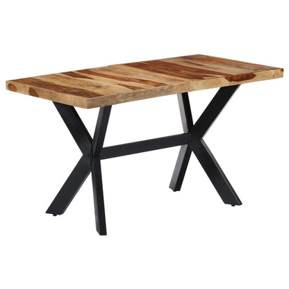 Tavolo da Pranzo 140x70x75 cm in Legno Massello di Acacia | homemem39