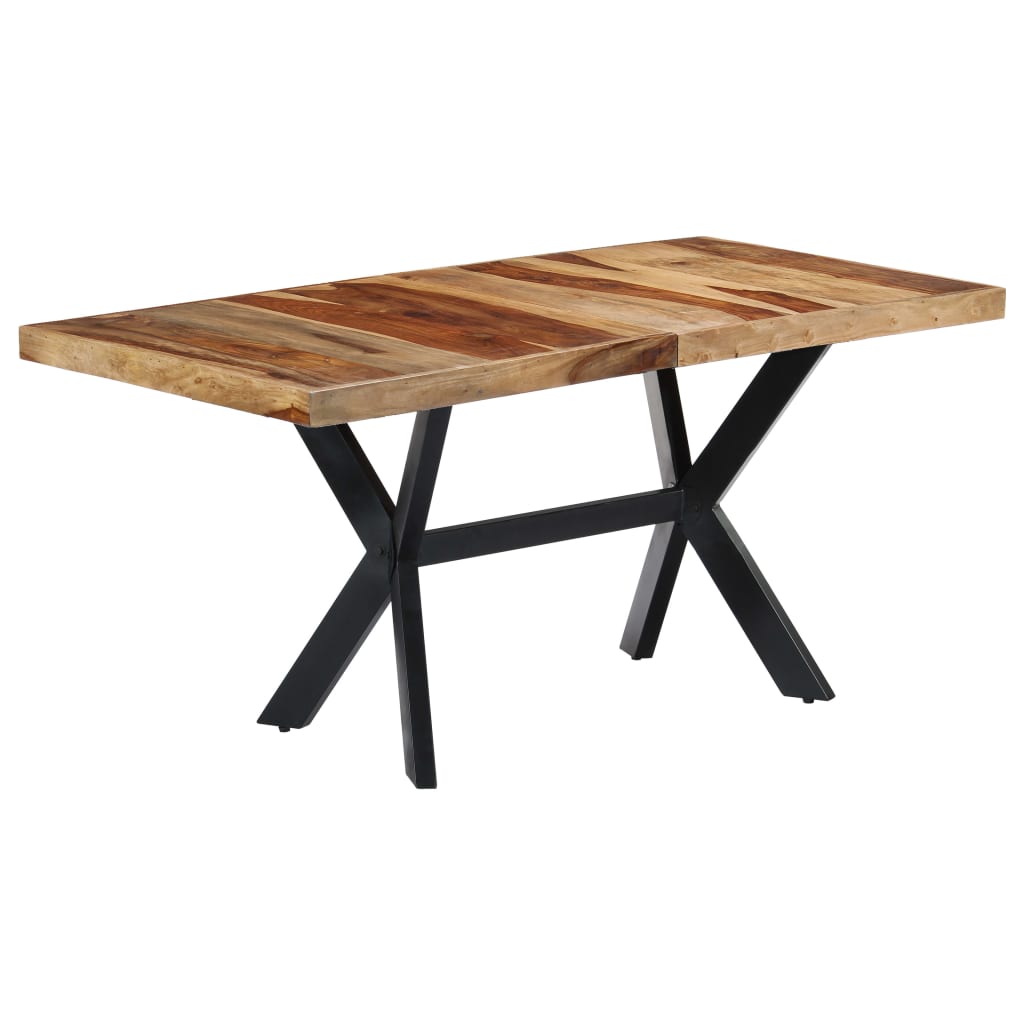 Tavolo da Pranzo 140x70x75 cm in Legno Massello di Acacia | homemem39