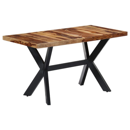 Tavolo da Pranzo 140x70x75 cm in Legno Massello di Acacia | homemem39