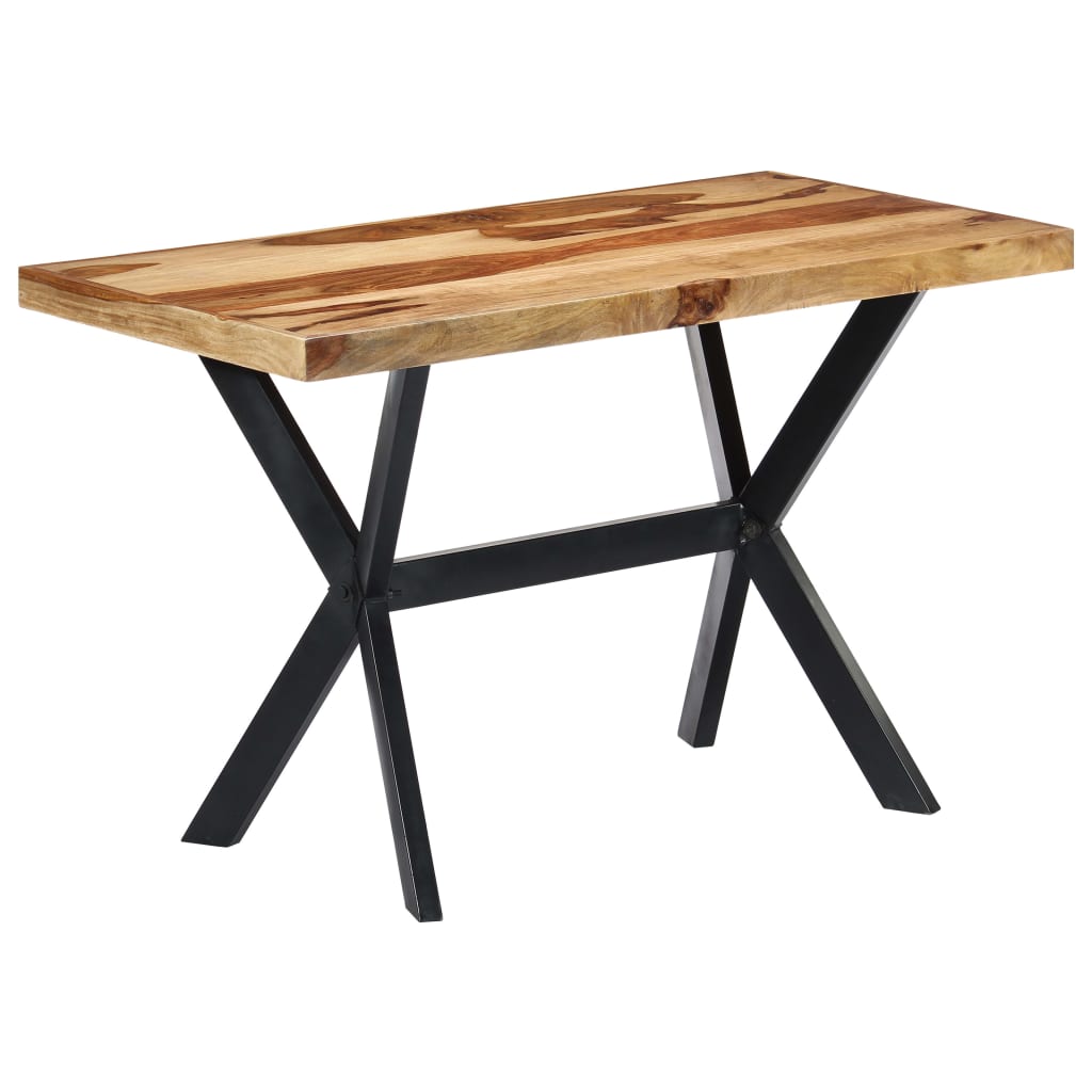 Tavolo da Pranzo 120x60x75 cm in Legno Massello di Acacia | homemem39