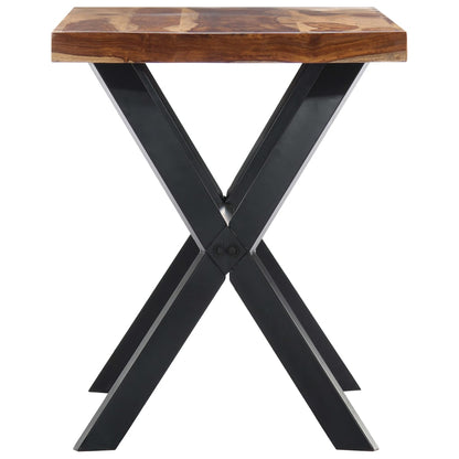 Tavolo da Pranzo 120x60x75 cm in Legno Massello di Acacia
