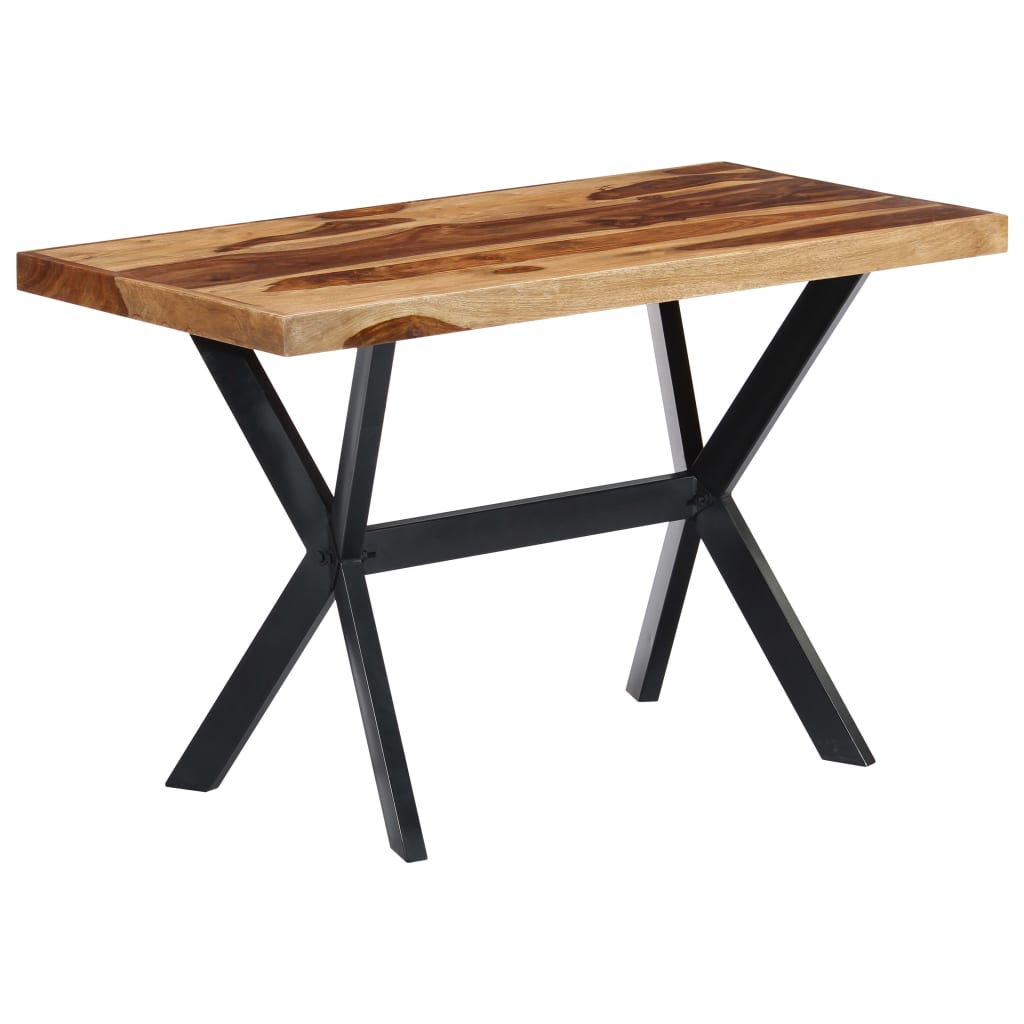 Tavolo da Pranzo 120x60x75 cm in Legno Massello di Acacia | homemem39