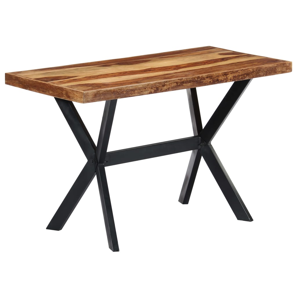 Tavolo da Pranzo 120x60x75 cm in Legno Massello di Acacia | homemem39