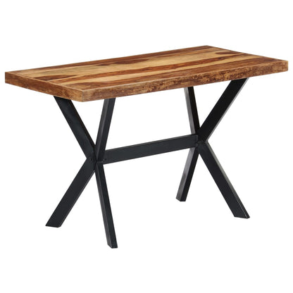 Tavolo da Pranzo 120x60x75 cm in Legno Massello di Acacia | homemem39