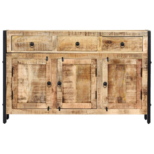 Credenza 120x35x76 cm in Legno Massello di Mango