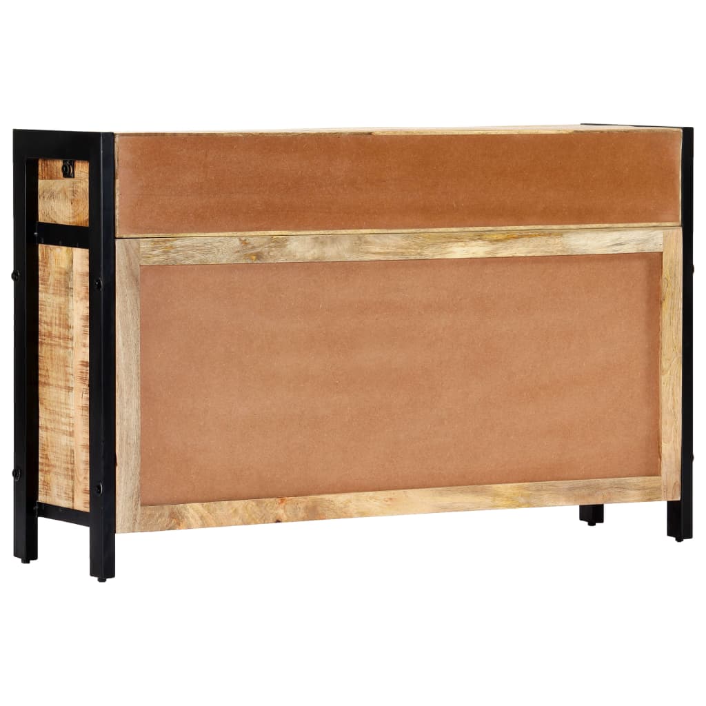 Credenza 120x35x76 cm in Legno Massello di Mango