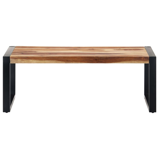Tavolino da Salotto 110x60x40 cm in Massello di Acacia | homemem39