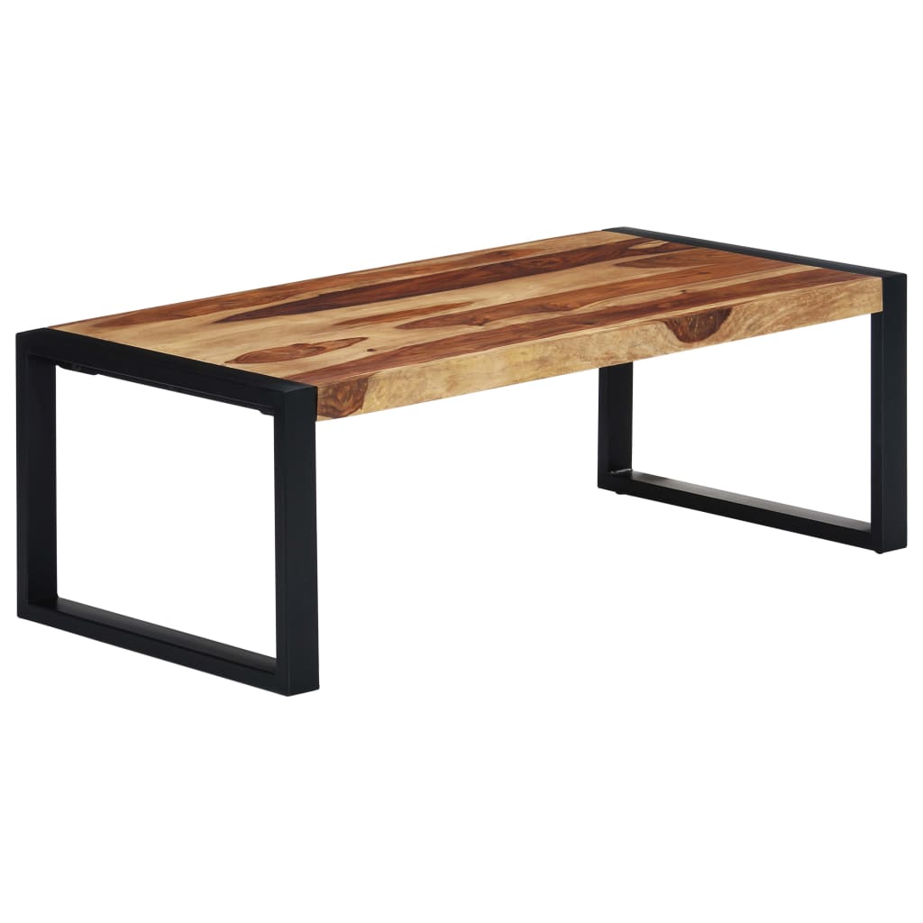 Tavolino da Salotto 110x60x40 cm in Massello di Acacia | homemem39