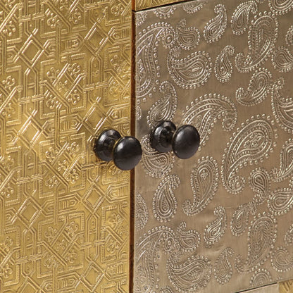 Credenza 80x30x75 cm in Legno Massello di Acacia