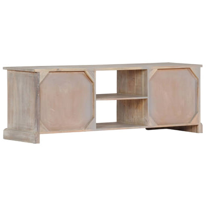 Mobile Porta TV 120x30x40 cm in Legno Massello di Acacia - homemem39